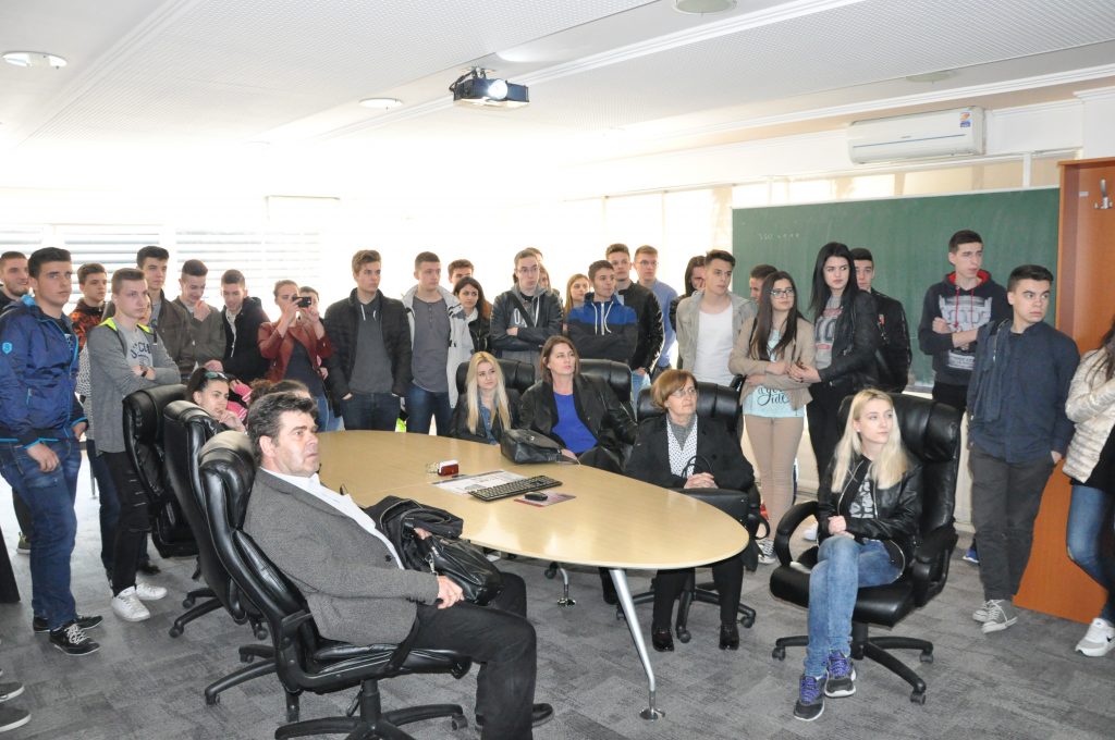 High school students of the Public Institution MS Civil Engineering and Geodesy School Tuzla visited our company